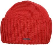 Stetson Strickm&uuml;tze aus 100% Merino-Wolle mit Umschlag