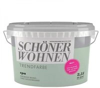 SCH&Ouml;NER WOHNEN FARBE Wandfarbe SW Trend Wandfarbe matt 2,5L Spa 6507