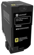 Lexmark Tonerpatrone 74C2HYE Toner gelb