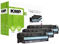 KMP Tonerpatrone Tonerkassette ersetzt HP 305A, CE411A, CE412A, CE413A, 3400