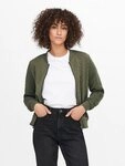 ONLY Sweatjacke ONLJOYCE L/S BOMBER SWT NOOS Polyester, regular fit