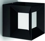 Philips LED Au&szlig;en-Wandleuchte myGarden Parterre, 800lm, Schwarz, LED fest