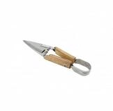 XCLOU Gartenschere 12,5 cm, Eschenholzgriff, Klinge aus hochwertigem Edelstahl,