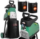 Gardebruk H&auml;cksler, Elektrischer Leiseh&auml;cksler 3100 W max. 44 mm Astst&auml;rke...