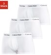 Calvin Klein Underwear Trunk Low Rise Trunk 3 PACK (3-St) mit wei&szlig;em Webbund