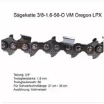 Oregon Ersatzkette Oregon S&auml;gekette PowerCut 3/8 1.6 mm 56 TG VM - 75LPX