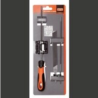 BAHCO Feile Kettens&auml;gefeile-Set, Ergo-Heft, 200mm &Oslash; 4.8mm, Feilen-Hilfe