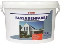 Wilckens Farben Fassadenfarbe Farbe Wei&szlig; matt 2,5 / 5 Liter Innen & Au&szlig;en Wandfarbe