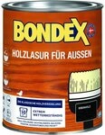 Bondex Lasur Bondex Holzlasur F&uuml;r Au&szlig;en 750 ml ebenholz