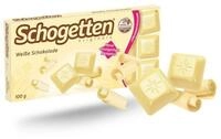 Schogetten Schokolade, Schogetten Wei&szlig;e Schokolade St&uuml;ck f&uuml;r St&uuml;ck zarte
