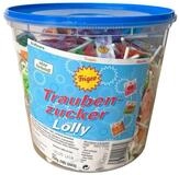 FRIGEO S&uuml;&szlig;igkeit Frigeo Traubenzucker Lollys &ndash; 100 St&uuml;ck im Eimer, 3 Sorten, 750