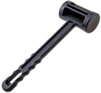 Happy People Gummihammer 78300, f&uuml;r Camping, 32 cm, mit Holzgriff und