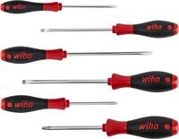 Wiha Schraubendreher SoftFinish (07153) - 6 tlg., Schraubenzieher,Schlitz,...
