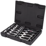 KS Tools Ratschenringschl&uuml;ssel GEARplus (16 St), Ratschenringmaulschl&uuml;ssel-Satz,