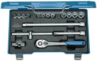 Gedore Steckschl&uuml;ssel 30 GMU-3 Steckschl&uuml;ssel-Satz 3/8" 17-teilig 6-kant 6-19...