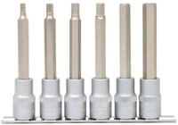 KS Tools Bit-Set, 6-St., 1/2" Stecknuss-Satz Innensechskant, lang, 6-teilig