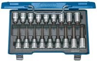 Gedore ITX 19 LKP Schraubendreher-Satz 1/2" 18-teilig TX T20-60 Bit-Adapter