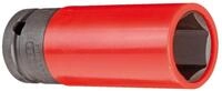 Gedore Abreissmutter K 19 LS 21 Kraftschraubereinsatz 1/2" mit Schutzh&uuml;lse, 21...