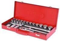 KS Tools Steckschl&uuml;ssel KS Tools 1/2" Steckschl&uuml;ssel-Satz, 24-teilig 6-kant