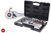 KS Tools Steckschl&uuml;ssel KS Tools 1/2" CLASSIC Steckschl&uuml;ssel-Satz, 28-teilig
