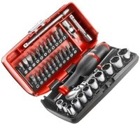 Facom Steckschl&uuml;ssel Steckschl&uuml;ssel-Satz 1/4&Prime;, 6kt. 38-tlg RL.NANO1
