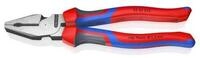 Knipex Kombizange KNIPEX 02 02 225 Kraft-Kombizange mit Comfort-Griffen schwarz