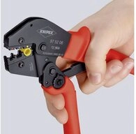 Knipex Crimpzange Knipex 97 52 05 Crimpzange Unisolierte, offene Steckverbinder...