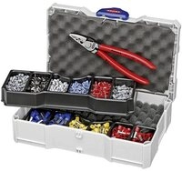 Knipex Crimpzange Crimp-Sortiment f&uuml;r Aderendh&uuml;lsen 97 90 06, Inkl.