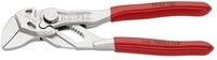 Knipex Wasserpumpenzange Mini-Zangenschl&uuml;ssel vernickelt 125 mm 86 03 125