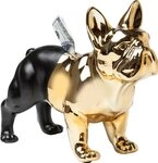 Kare Design Schmuckkasten Spardose Bulldog Gold-Schwarz