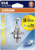 Osram KFZ-Ersatzleuchte OSRAM 64193ULT-01B Halogen Leuchtmittel Ultra Life H4...