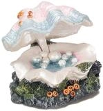 Europet-Bernina Aquariendeko Aquariumdekoration Muschel mit Ausstr&ouml;mer