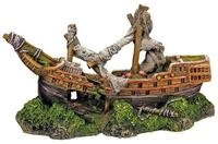 Nobby Aquariendeko Aquariendekoration Boot mit gebrochenem Masten