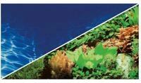 HOBBY Aquarienr&uuml;ckwand Fotor&uuml;ckwand Pflanzen 8 / Marin Blue, 120 x 50 cm
