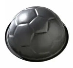 Birkmann Backform Motiv Fu&szlig;ball Gro&szlig; grau