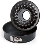 Kaiser Backformen Backform Kaiser Classic Springform Rohrboden 26cm schwarz