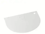 Zenker Backformen Teigschaber Teigschaberkarte Classic wei&szlig; 12 cm flexibel,