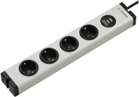 Ehmann Ehmann 0600c0a052031 Steckdosenleiste 4fach Grau Schutzkontakt 1 St.