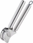 R&Ouml;SLE Knoblauchschneider, Edelstahl 18/10, Knoblauchpresse mit Abstreifer,...
