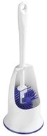 WENKO WC-Garnitur 1 Toilettenb&uuml;rste WC-Garnitur PVC/PU Kunststoff - wei&szlig;