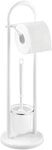 WENKO WC-Garnitur Siena, Stand WC-Garnitur, Toilettenpapierhalter, Rollenhalter &