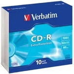 Verbatim CD-Rohling 10 Rohlinge CD-R Extra Protection 80Min 700MB 52x Slimcase