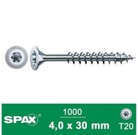 SPAX Spanplattenschraube Spax Senkkopf TX Wirox 4x30 mm 1000 St&uuml;ck/Box