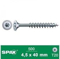SPAX Spanplattenschraube Spax Senkkopf TX Wirox 4,5x40 mm 500 St&uuml;ck/Box