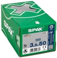 SPAX Schraube Schraube, Senkkopf, WIROX, Kreuzschlitz Z2, Teilgewinde, (500 St)