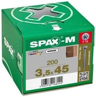 SPAX Schrauben-Set MDF-Schraube, WIROX, kleiner Senkkopf, T-STAR plus...
