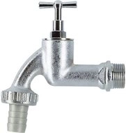 GARDENA Auslaufventil Wasserhahn mit Schlauchverschraubung,mit 26.5 mm (G...