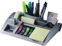 3M Tischaufsatz Organiser Post-it C50 best&uuml;ckt silber