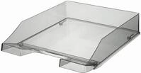 HAN-B&uuml;roger&auml;te Briefablage Briefablage A4 Polystyrol transparent-grau