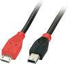 Lindy Lindy USB 2.0 Kabel Micro-B/Mini-B OTG, 0,5m USB-Kabel